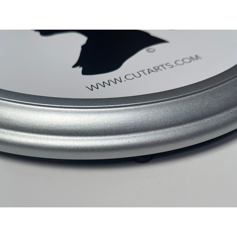CUT ARTS Silver 10" Round Frame