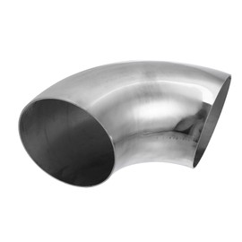 TUCKBOLD 90 Degree Mandrel Bend Elbow Tube OD 4" Inch Stainless Steel Reusable | Exhaust Elbow Pipe Stair Handrail Tube 1 Pcs