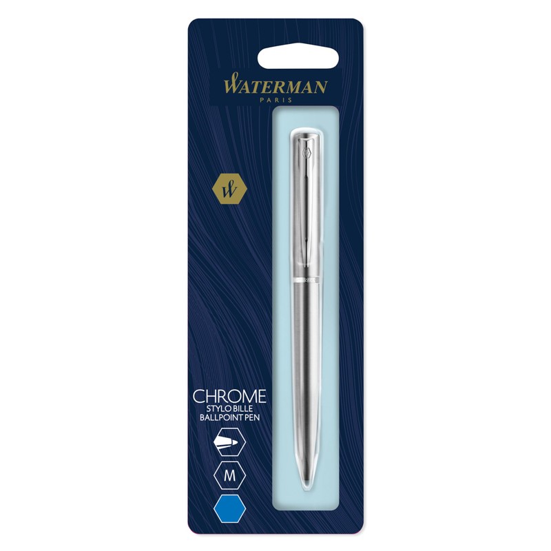 Waterman Allure Ballpoint Pen | Stainless Steel | Medium Point