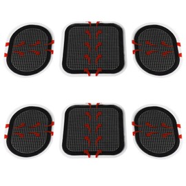 Stonenect Electrode Gel Replacement Pads Electrodes Body Pads Three-Layer Gel Pads Compatible with Slendertone Abdominal Toning Belts (4)