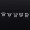 Wytino 100pcs/set disposable tattoo pigment cups caps, plastic microblading pigment