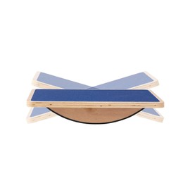 Non-Slip Wood Wobble Exercise Balance Board,up to 350 Ibs for Coordination Skills Obstacle Courses Sensory Toys for Kids and Adult,Professional Rocker Balance Board for Physical Therapy,Indoor or