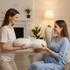 Portable Pregnancy Pillow – W Shaped Maternity Support for Side