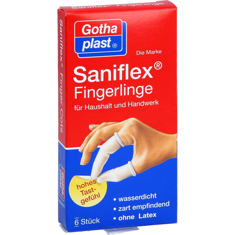 Saniflex Finger Cots Pack of 6