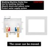 (1 Pack) Lidertik Washing Machine Outlet Box Thread or Sweat