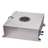 Edicapo 15 Gallon Fuel Cell Aluminum Polished with Cap Level