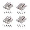 Angelkiss TY1K 0 4 Pcs Small Flag Stainless Steel Detachable