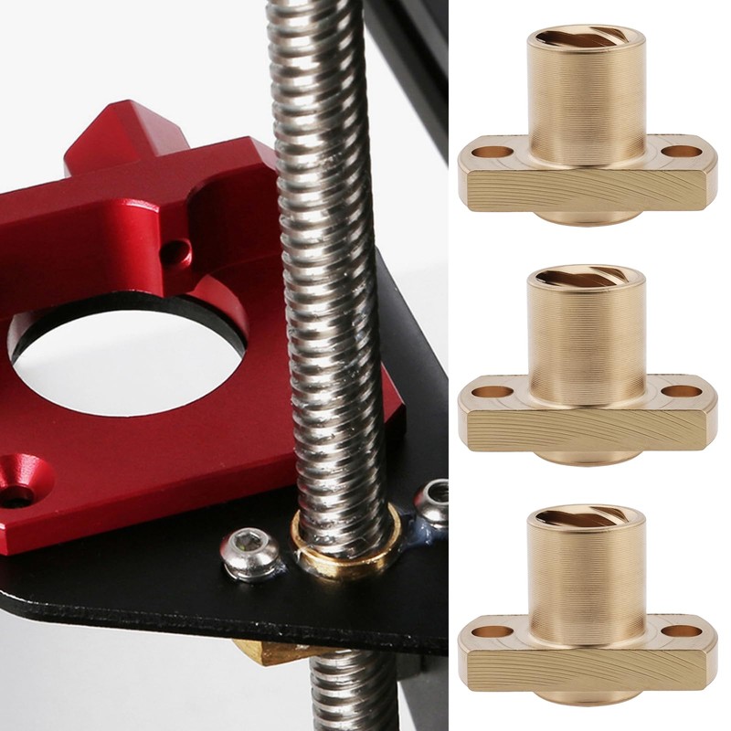 Briny River Pack of 6 T8 Lead Screw Trapezoidal Nut