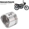Raguso Motorcycle Piston Kit 15mm Pin Metal Alloy Piston Gasket
