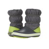 Crocs Boy's Snow Boot, Slate Grey Lime Punch, 7 us