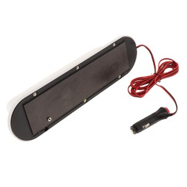 Multiple Colors 12V LED Magnetic Taxi Sign Roof Top Car Super Bright Light Lamp (Case color: White, Light color:Green)