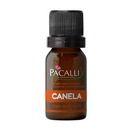 Aceite Esencial de Canela 100% Puro | Cinnamomum zeylanicum | 10 ml | Aromaterapia y Uso Cosmético con Dilución | PACALLI