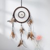 THY COLLECTIBLES 21" Traditional Brown Dream Catcher with Feathers Wall
