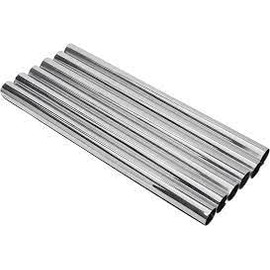 E2trade Chrome 15mm Radiator Pipe Hole Collars Cover Radsnaps (Pack of 6 Sleeve), Silver