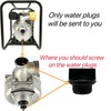 Water Drain Thread Pump Plug & Seal O-Ring fits for