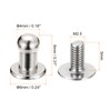 sourcing map 4 mm Ball Head Bolt Rivets Screws Back