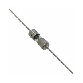 Pack of 5, 1/8" X 3/8" (3.6X10mm) Axial, 350mA 250V Glass Fuses, Slow Blow (Time Delay) 350mA, T350mA, 0.35 amp 250v