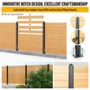 Wowace 5ft (H/58in) Heavy Duty Fence Post - Serial Post