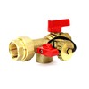 Kahenian 3/4 inch Tankless Water Heater Isolation Service Valve Flush