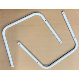 C&N Reproductions, Inc AMF 508/519 Pedal Car Fire Truck Ladder Racks (Pair) in White
