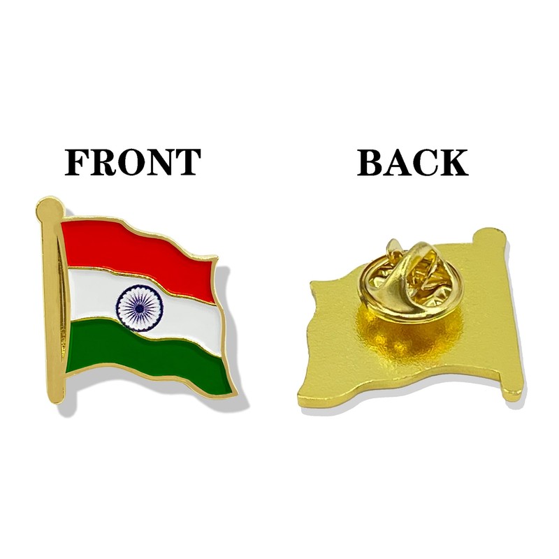 stidsds India Flag Pin - India Flags Pins Lapel Indian