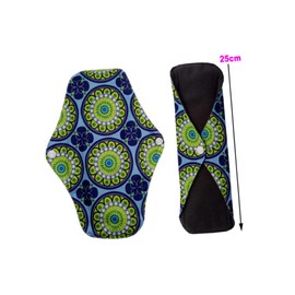 TOVINANNA 8pcs Washable Sanitary Pads Period Care Bamboo Fiber Nursing Mat Toiletries Set