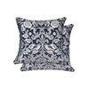 Emma Barclay Eden - Jacquard Cushion Cover in Navy -