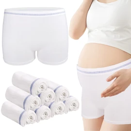 HANSILK 8 Count Mesh Underwear Postpartum, Disposable C Section Underwear for Women, Breathable Mesh Panties for Delivery Surgical
