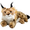 Carl Dick Lynx lying approx. 28 cm plush toy, stuffed