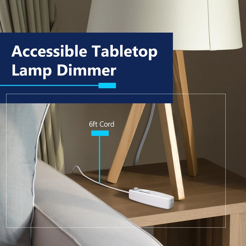 LIDER Table Top Lamp Dimmer Switch, Dimming Switch for Desk,