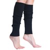 AWS/American Made Black Leg Warmers for Women 80s Leg Socks