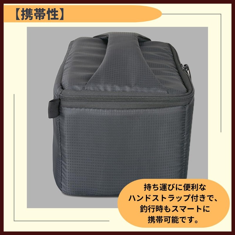 ideamall リールケース リールポーチ キャリングケース 防水 釣り フィッシング 収納ケース