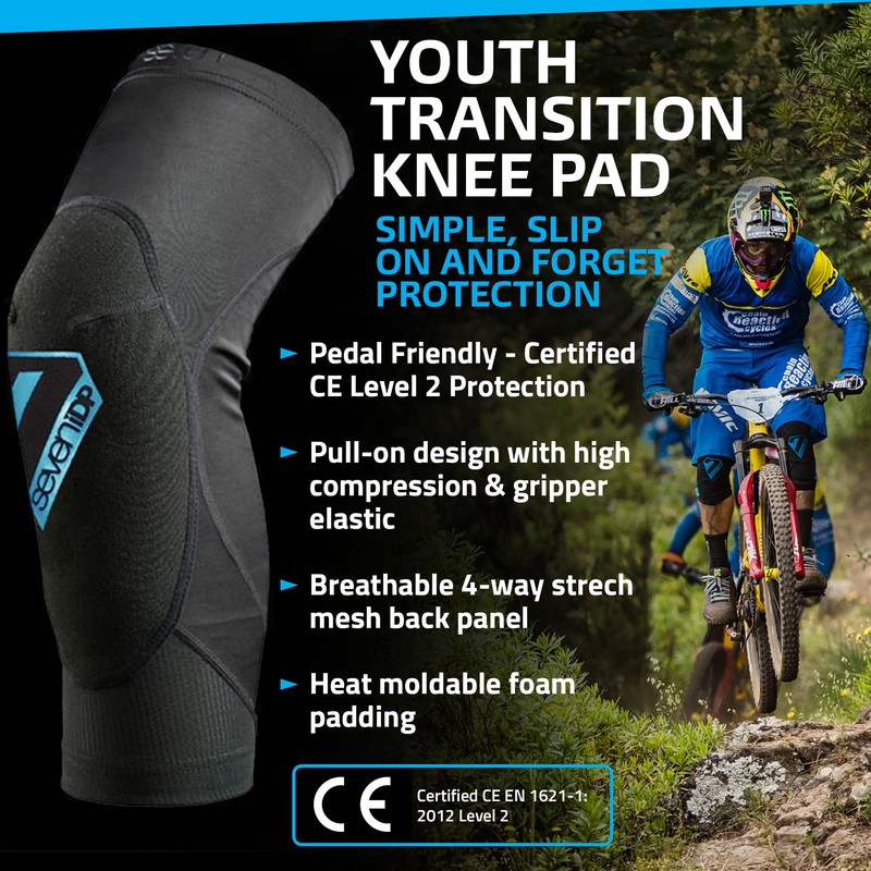 Seven iDP 7iDP Youth Transition Knee Pads for Mountain Biking