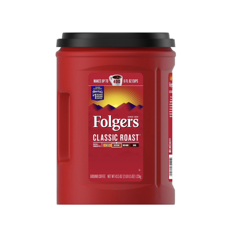 Folgers Classic Roast Ground Coffee (43.5 oz.)