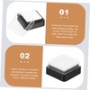 jojofuny 15Pcs Blank Stamp Ink Pads for DIY Crafts Washable