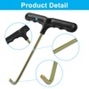 Unlorspy 2Pcs Trampoline Spring Puller Tool T-Shape Hook, Trampoline Hook