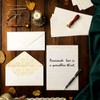 Eersida 150 Sheets Vintage Stationery Paper and Envelopes Letter Set