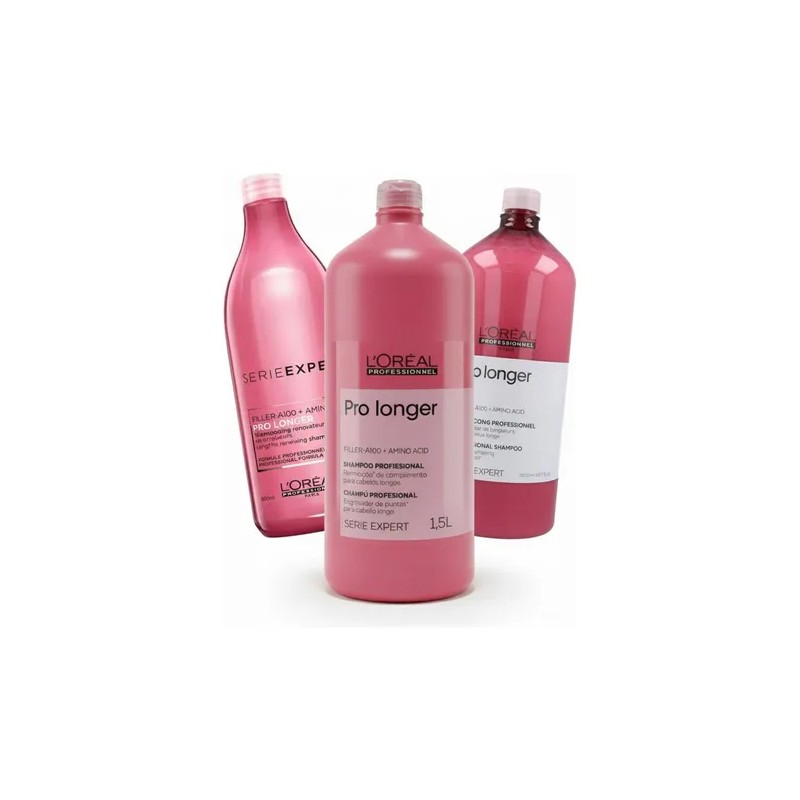 Shampoo LOral Professionnel Pro Longer en botella de 1.5L por