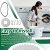 WELURE Washer Clutch & Drive Belt Kit - Compatible for