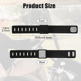 2 Magnetic Cigar Holder for Golf Cart, Golf Cart Accessories for Men, Golf Cart Cigar Holder Clip Magnetic Bag Accessories, Adjustable Design Great for BBQs Fishing Camping And Sporting Events