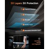 CDEFG Tempered Glass for 2025 Ford Maverick Screen Protector, 13.2