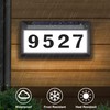 Solar Address Sign, Lighted Address Numbers Outdoor Waterproof, Illuminated LED