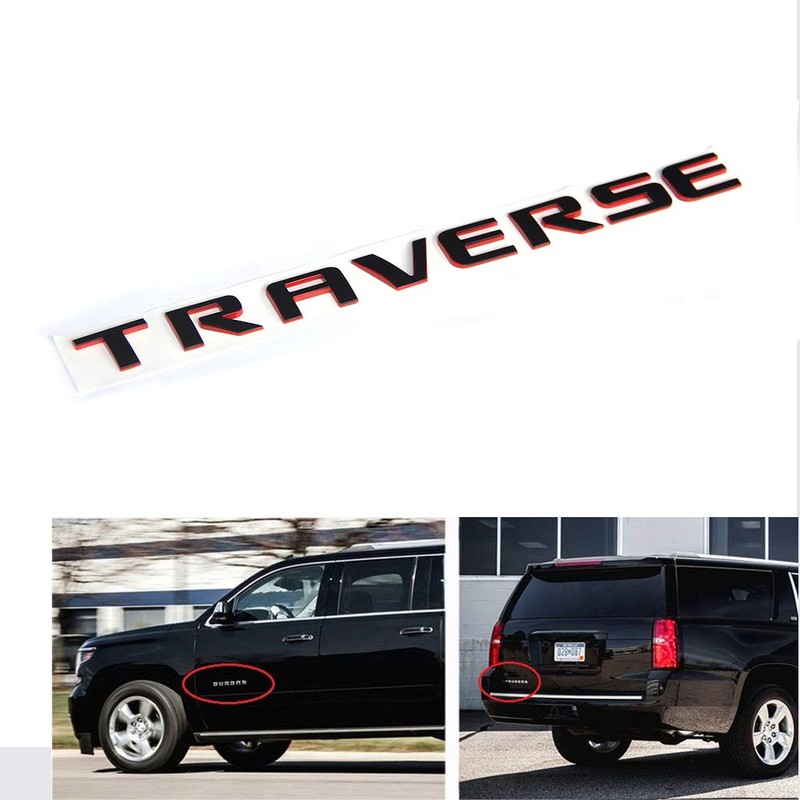 1x OEM Traverse Emblem Nameplate Letters 3D Logo Badge Compatible