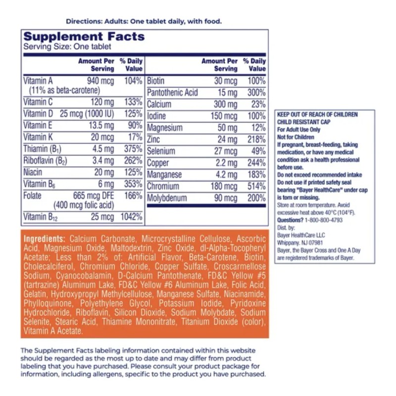 One Day Suplemento Multivitamínico Mujeres 300 Sabor