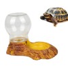 iplusmile Reptile Water Bottle - Turtle Water Bowl, Feeding Bowl