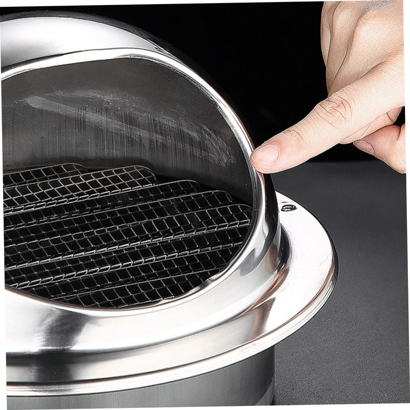 DOITOOL 2 Pcs Cooker Hood Exhaust Cover Air Vent Stainless