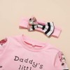 Styles I Love Baby Toddler Girls Daddy's Little Princess Flower