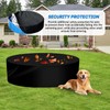 CUVZORA Dog Pool Cover 160 x 30 cm, Waterproof &