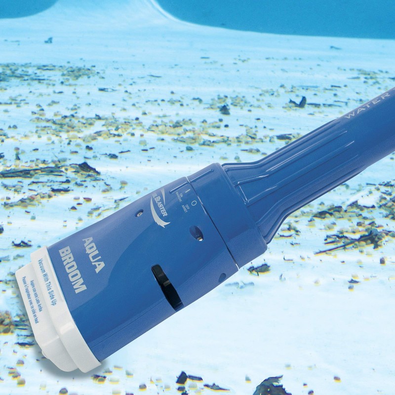 POOL BLASTER Water Tech Aqua Broom, Battery-Powered, Cordless Pool Cleaner,