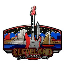 Cleveland Ohio Skyline Fridge Magnet